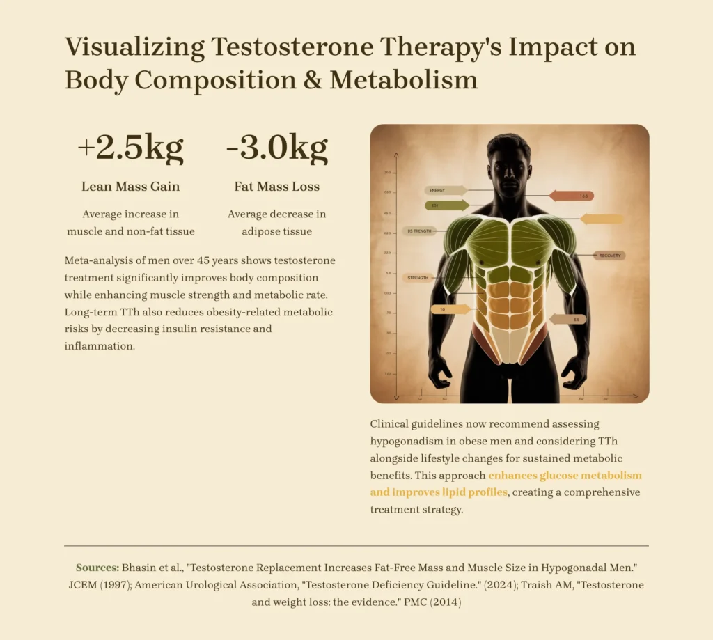 Visualizing Testosterone Therapy’s Impact on Body Composition & Metabolism