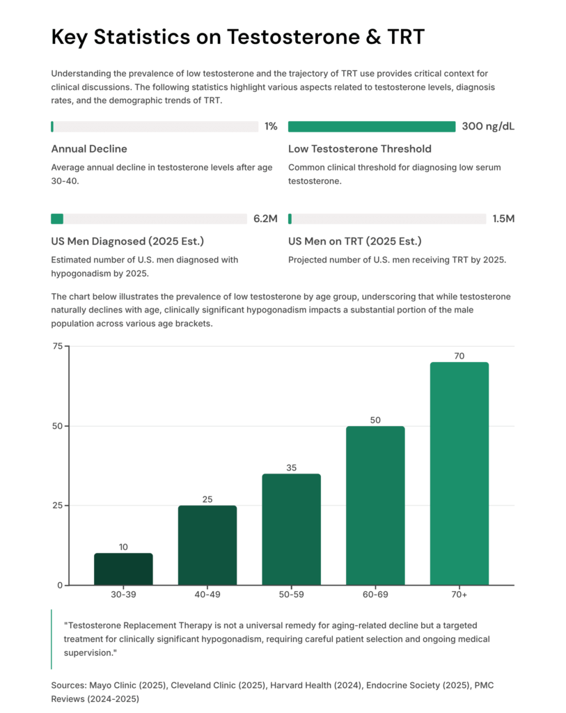 Key Statistics on Testosterone and TRT