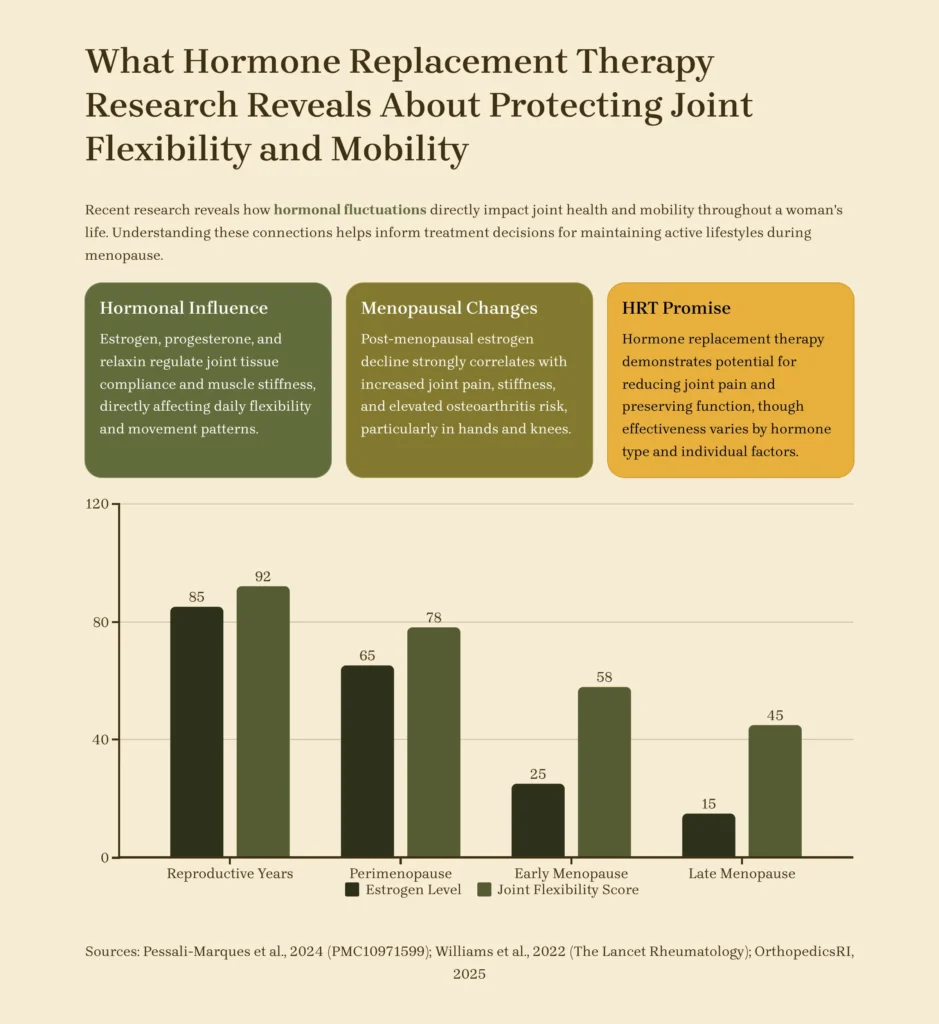 What Hormone Replacement Therapy Research Reveals About Protecting Joint Flexibility and Mobility