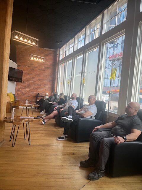 Members lounging